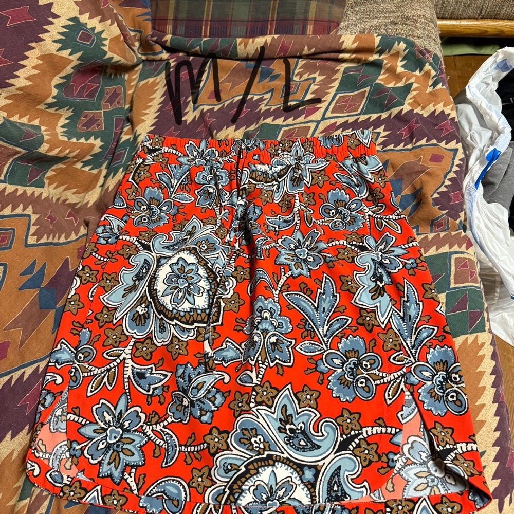 Vibrant Floral Patterned Shorts